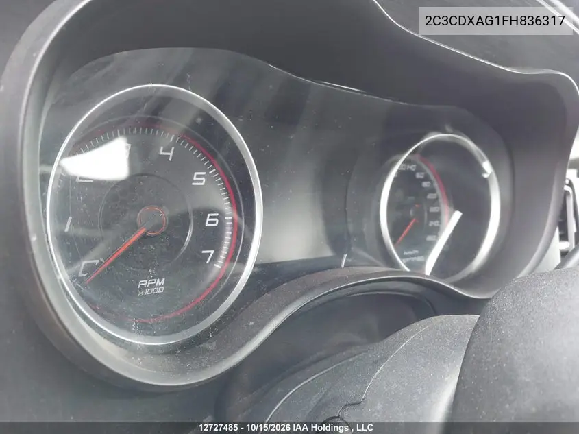 2015 DODGE CHARGER VIN 2C3CDXAG1FH836317 — фото 7