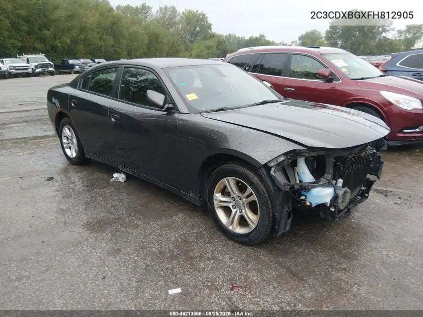 DODGE CHARGER 2015, VIN 2C3CDXBGXFH812905