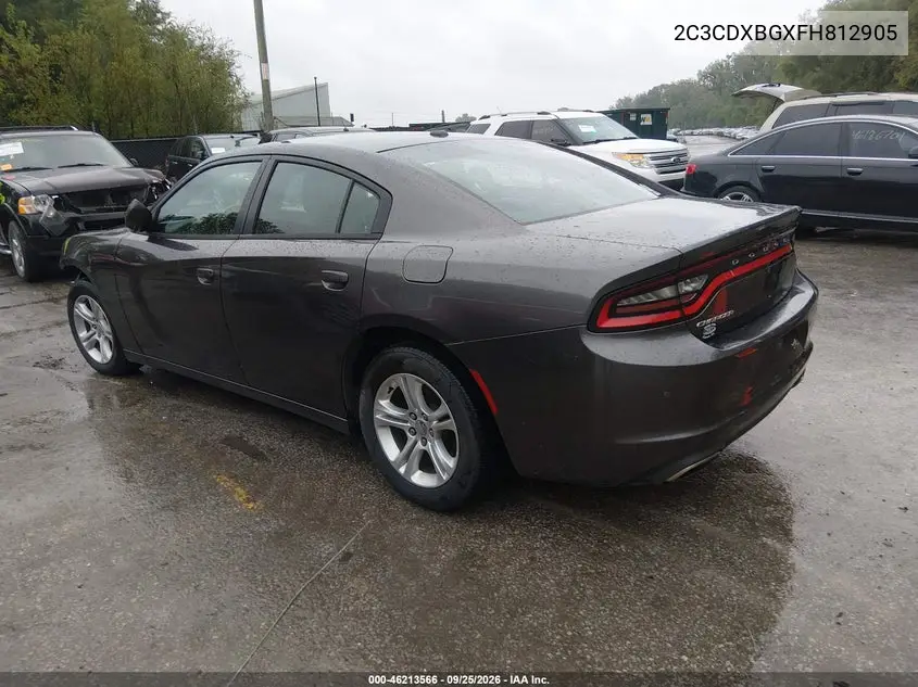2015 DODGE CHARGER VIN 2C3CDXBGXFH812905 — фото 3