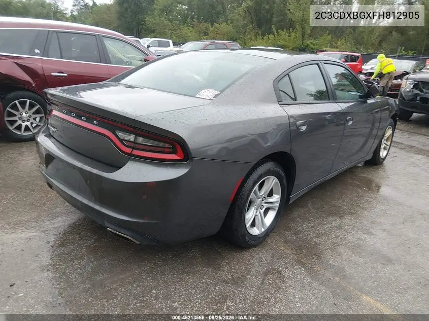 2015 DODGE CHARGER VIN 2C3CDXBGXFH812905 — фото 4