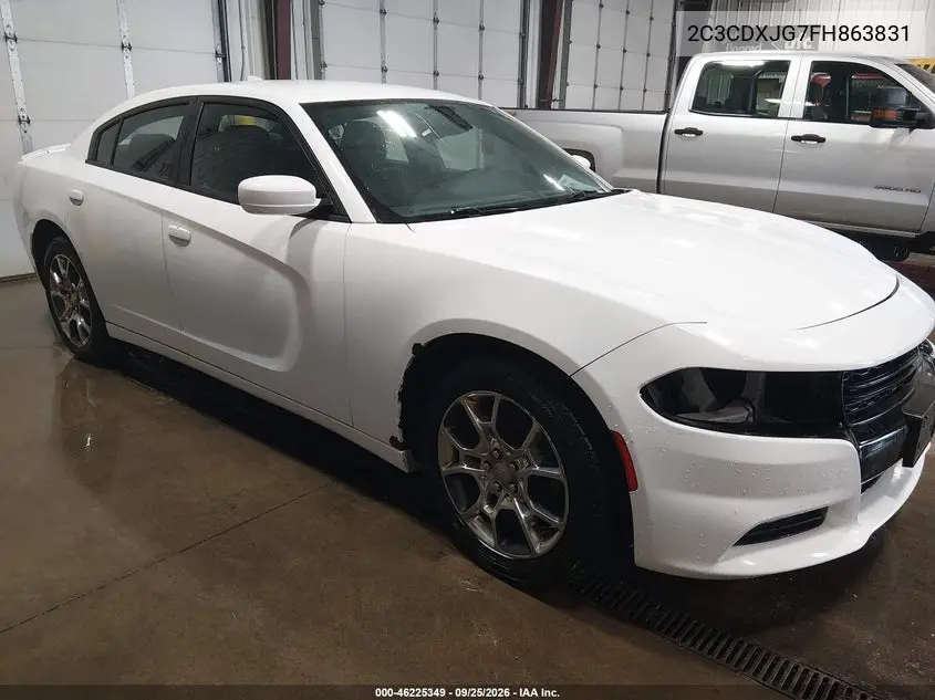 DODGE CHARGER 2015, VIN 2C3CDXJG7FH863831