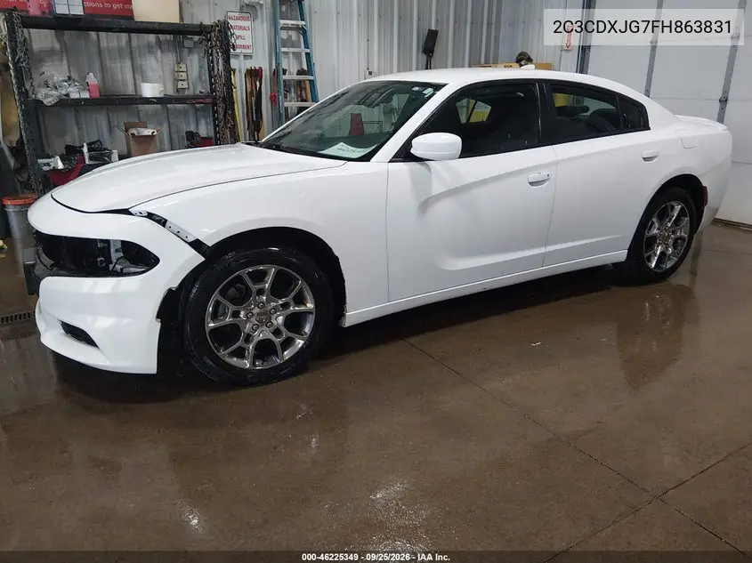 2015 DODGE CHARGER VIN 2C3CDXJG7FH863831 — фото 2