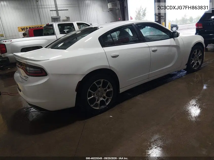 2015 DODGE CHARGER VIN 2C3CDXJG7FH863831 — фото 4