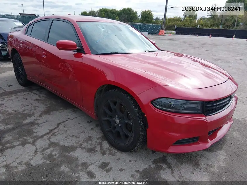 DODGE CHARGER 2015, VIN 2C3CDXJG4FH908241