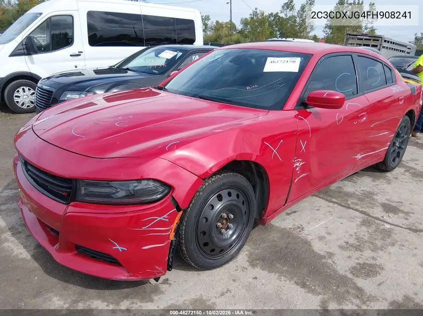 2015 DODGE CHARGER VIN 2C3CDXJG4FH908241 — фото 2