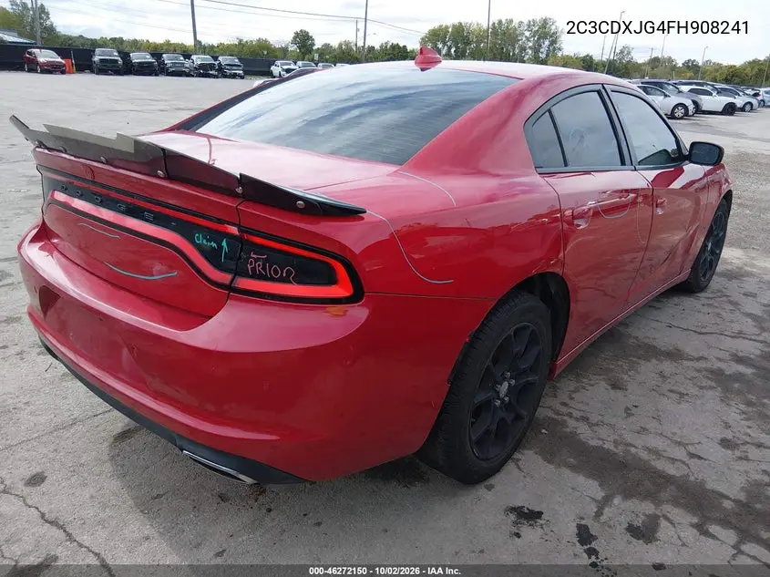 2015 DODGE CHARGER VIN 2C3CDXJG4FH908241 — фото 4