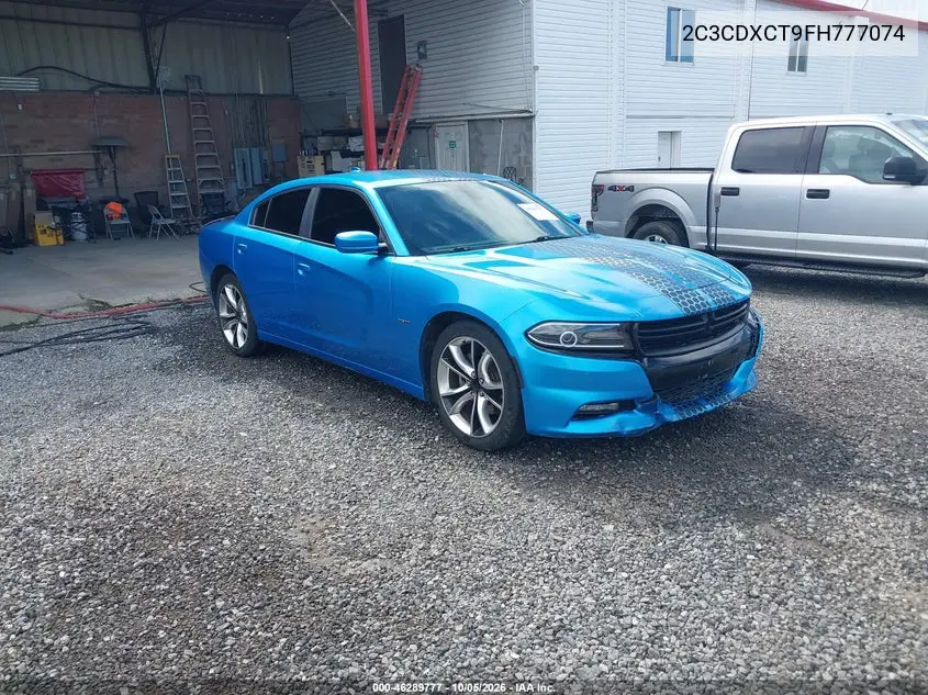 DODGE CHARGER 2015, VIN 2C3CDXCT9FH777074