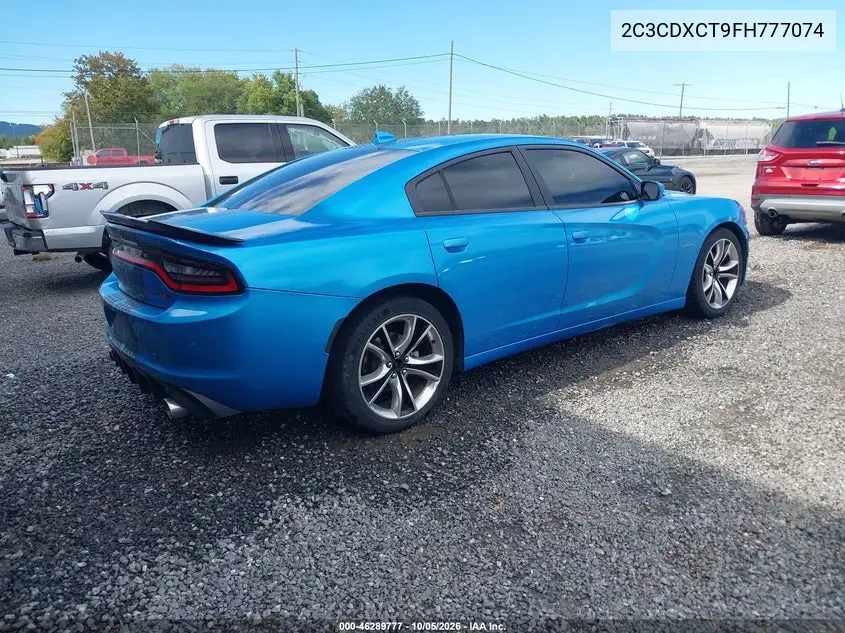 2015 DODGE CHARGER VIN 2C3CDXCT9FH777074 — фото 4