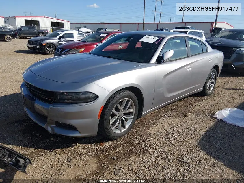 2015 DODGE CHARGER VIN 2C3CDXHG8FH917479 — фото 2