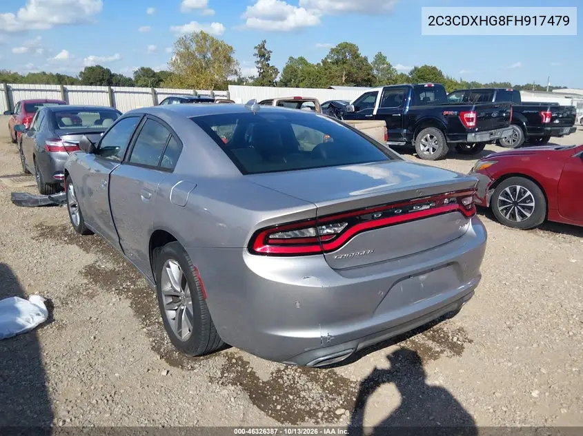 2015 DODGE CHARGER VIN 2C3CDXHG8FH917479 — фото 3