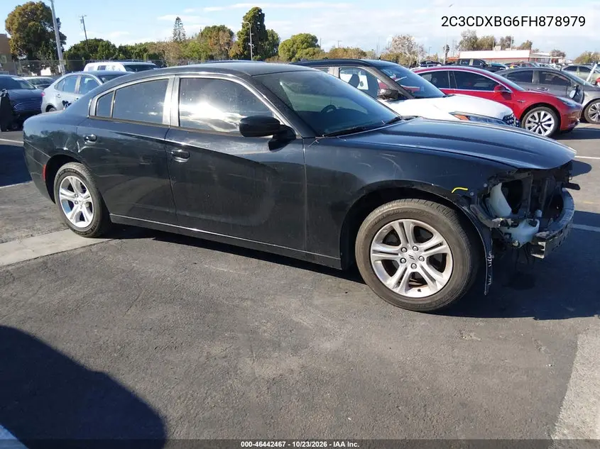 DODGE CHARGER 2015, VIN 2C3CDXBG6FH878979