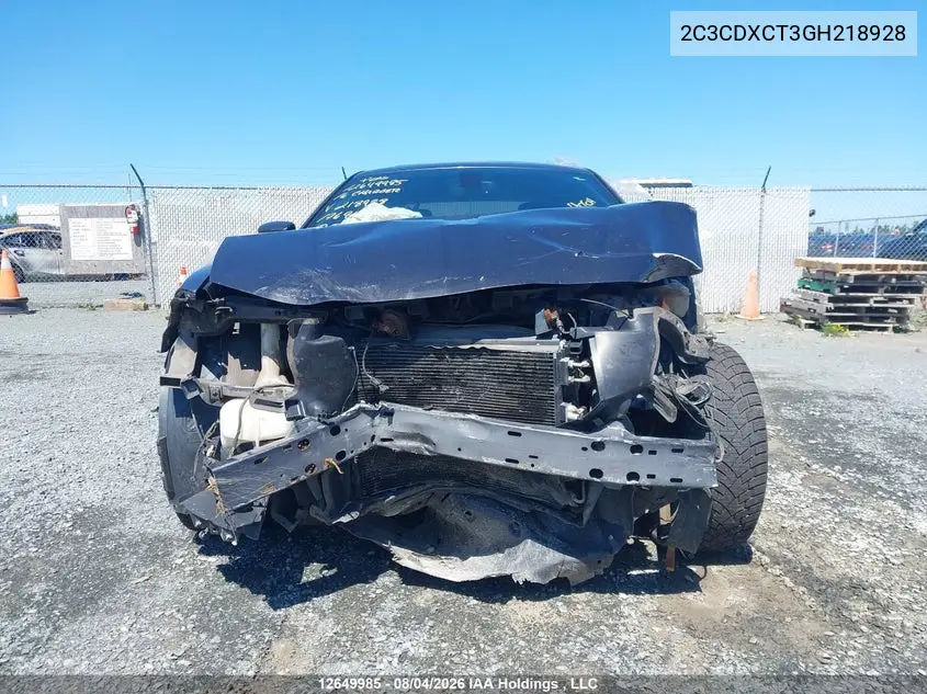 2016 DODGE CHARGER VIN 2C3CDXCT3GH218928 — фото 13