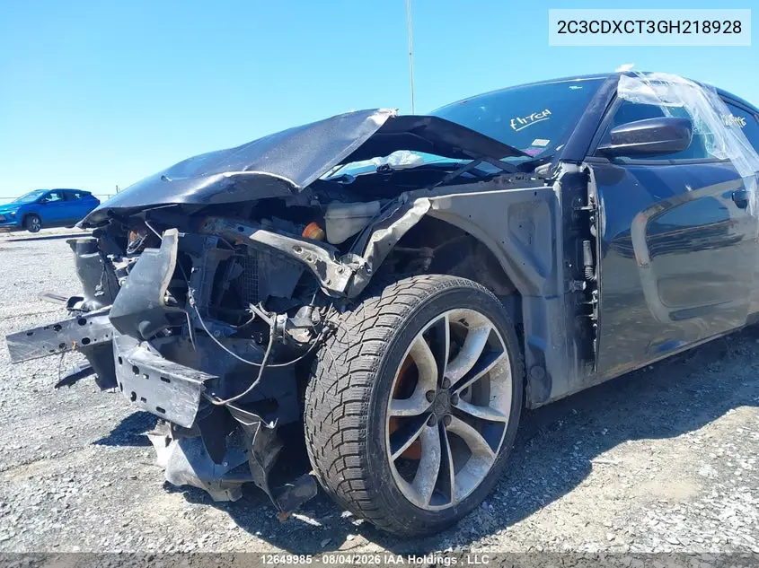2016 DODGE CHARGER VIN 2C3CDXCT3GH218928 — фото 6