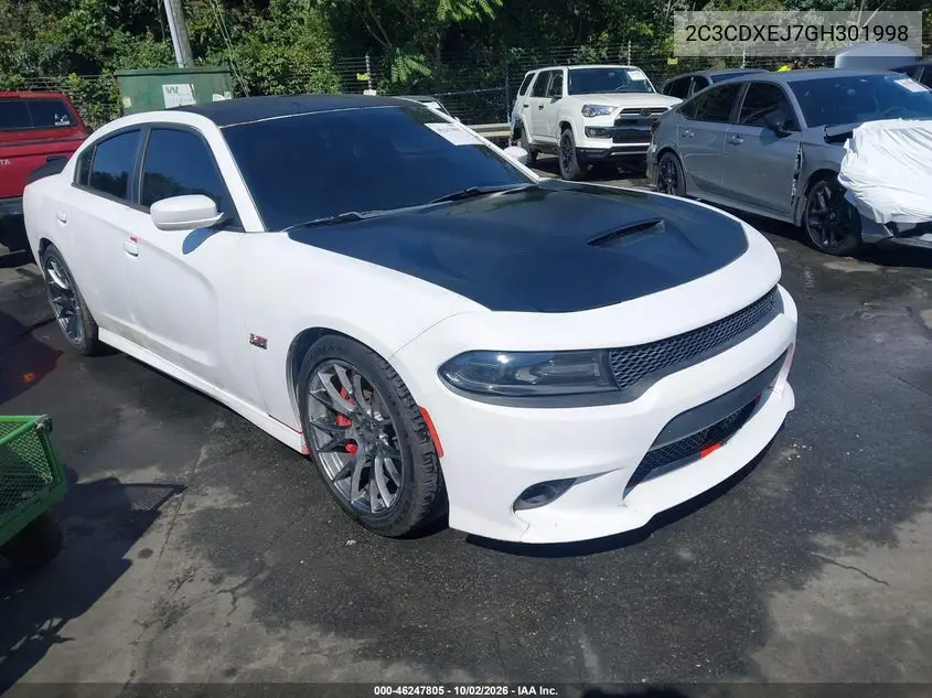 DODGE CHARGER 2016, VIN 2C3CDXEJ7GH301998