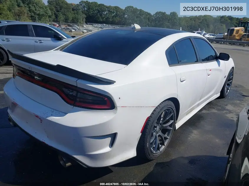 2016 DODGE CHARGER VIN 2C3CDXEJ7GH301998 — фото 4