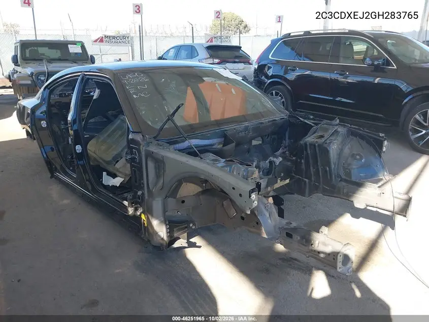 DODGE CHARGER 2016, VIN 2C3CDXEJ2GH283765