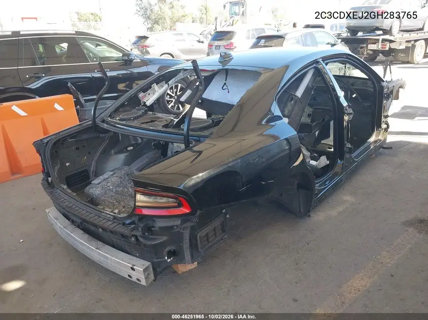 2016 DODGE CHARGER VIN 2C3CDXEJ2GH283765 — фото 4