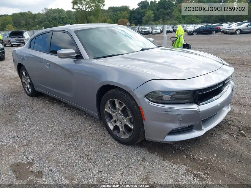 DODGE CHARGER 2016, VIN 2C3CDXJG9GH259702