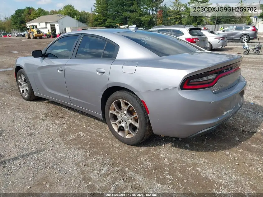 2016 DODGE CHARGER VIN 2C3CDXJG9GH259702 — фото 3