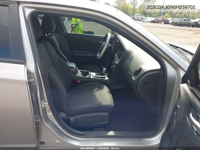 2016 DODGE CHARGER VIN 2C3CDXJG9GH259702 — фото 5