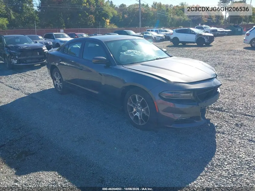 DODGE CHARGER 2016, VIN 2C3CDXJG6GH206536