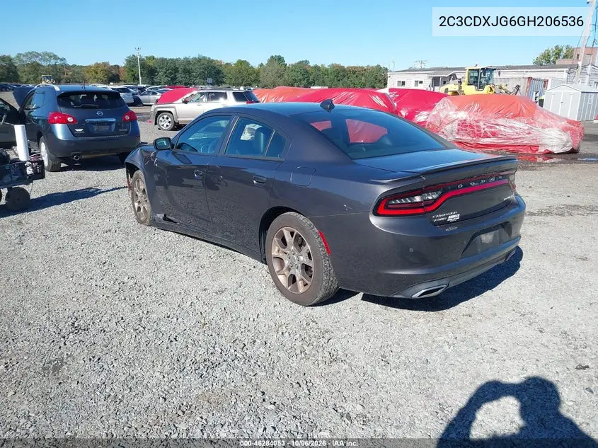 2016 DODGE CHARGER VIN 2C3CDXJG6GH206536 — фото 3