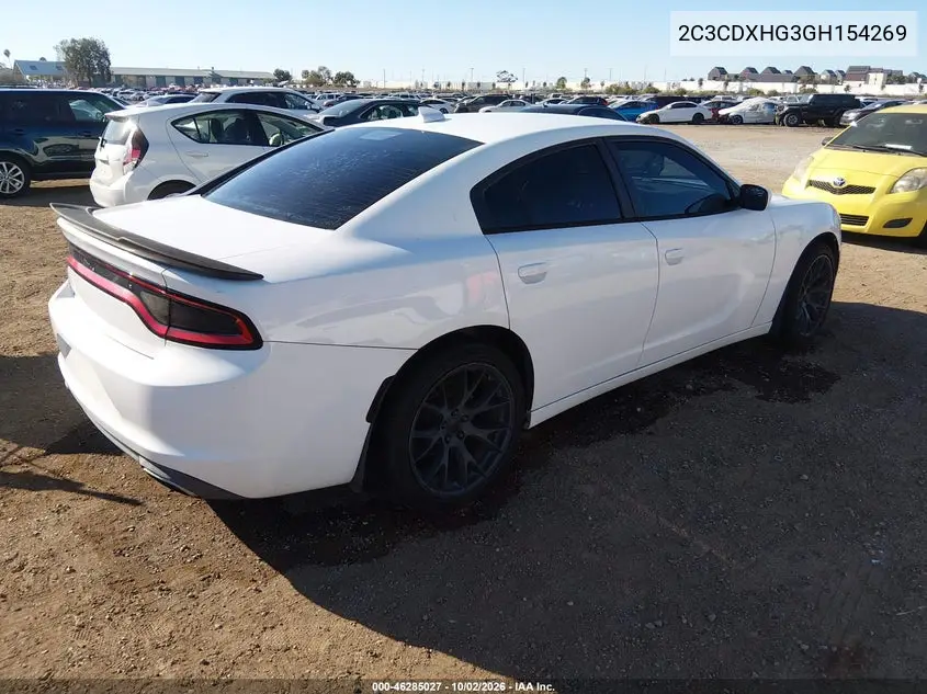 2016 DODGE CHARGER VIN 2C3CDXHG3GH154269 — фото 4