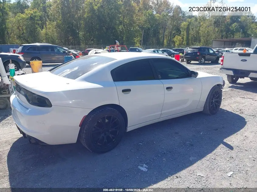 2016 DODGE CHARGER VIN 2C3CDXAT2GH254001 — фото 4