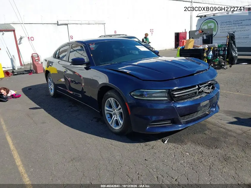 DODGE CHARGER 2016, VIN 2C3CDXBG9GH272741