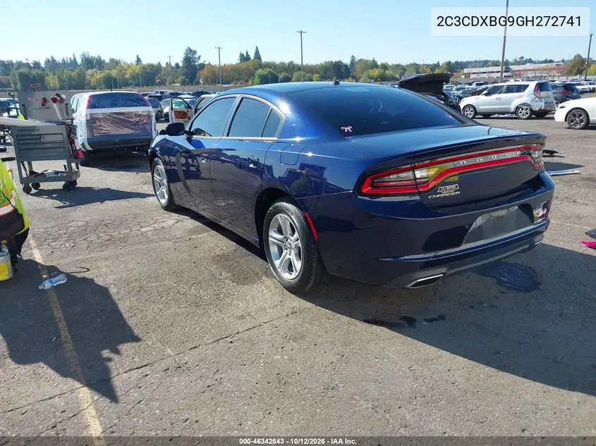 2016 DODGE CHARGER VIN 2C3CDXBG9GH272741 — фото 3