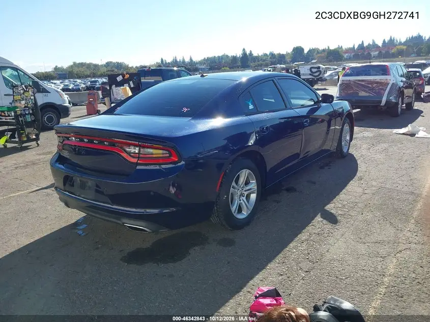 2016 DODGE CHARGER VIN 2C3CDXBG9GH272741 — фото 4
