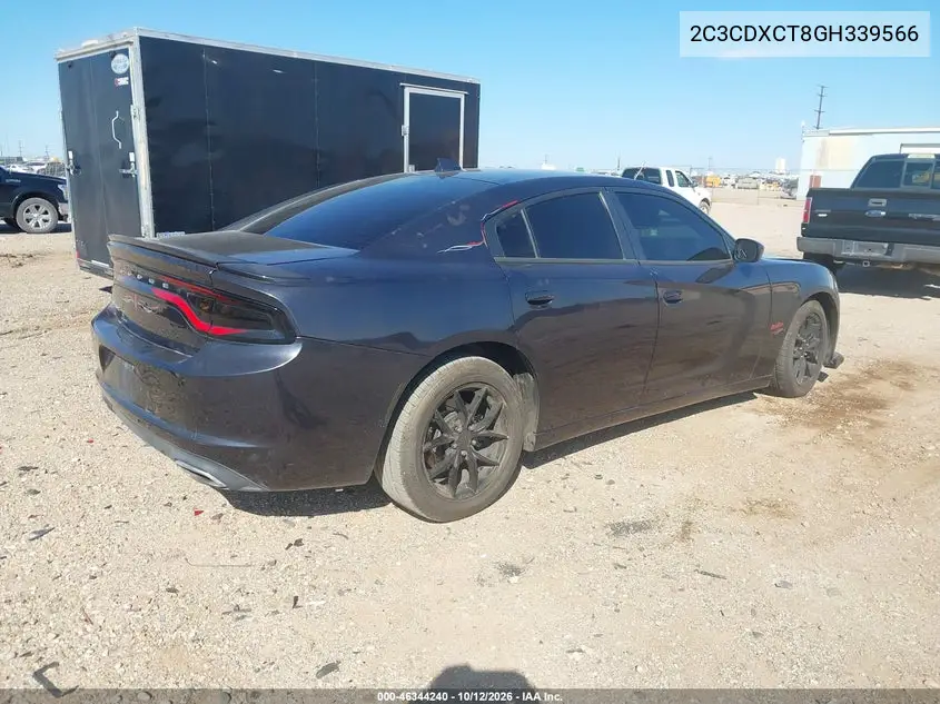 2016 DODGE CHARGER VIN 2C3CDXCT8GH339566 — фото 4