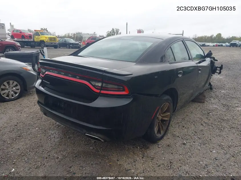 2016 DODGE CHARGER VIN 2C3CDXBG7GH105035 — фото 4