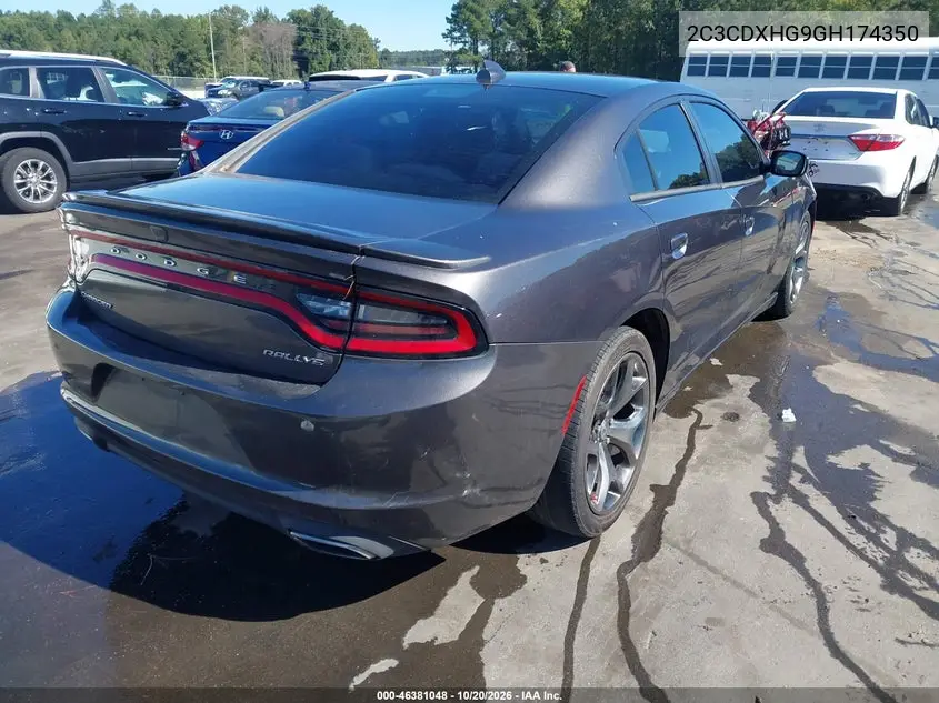 2016 DODGE CHARGER VIN 2C3CDXHG9GH174350 — фото 4