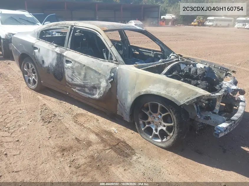 DODGE CHARGER 2016, VIN 2C3CDXJG4GH160754