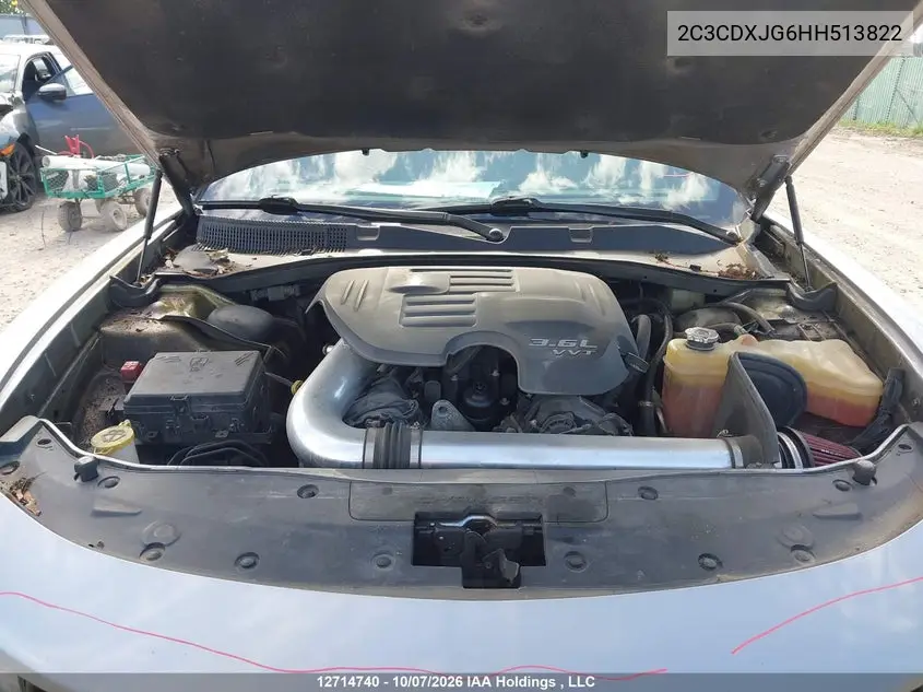 2017 DODGE CHARGER VIN 2C3CDXJG6HH513822 — фото 10