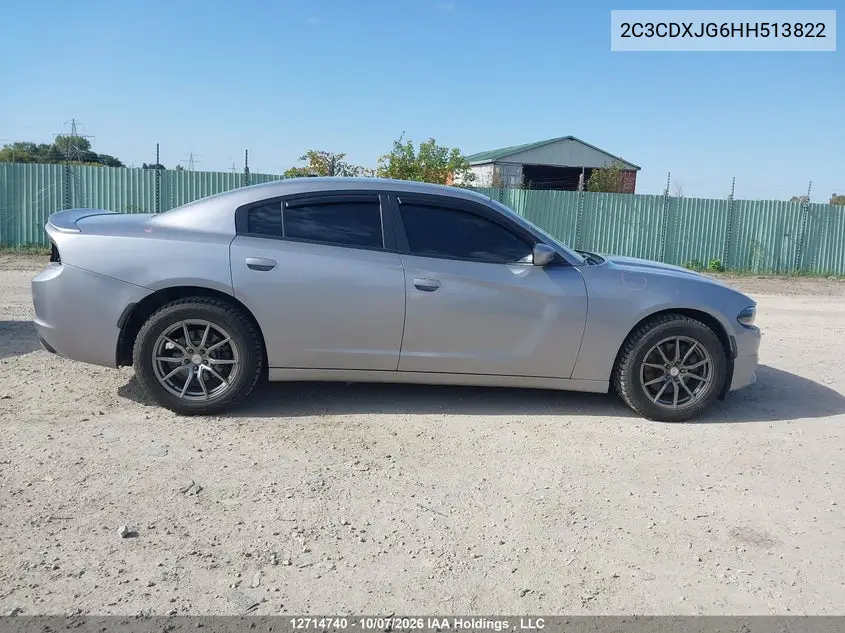 2017 DODGE CHARGER VIN 2C3CDXJG6HH513822 — фото 13