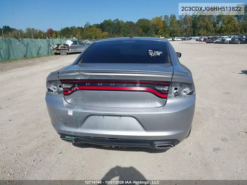 2017 DODGE CHARGER VIN 2C3CDXJG6HH513822 — фото 16