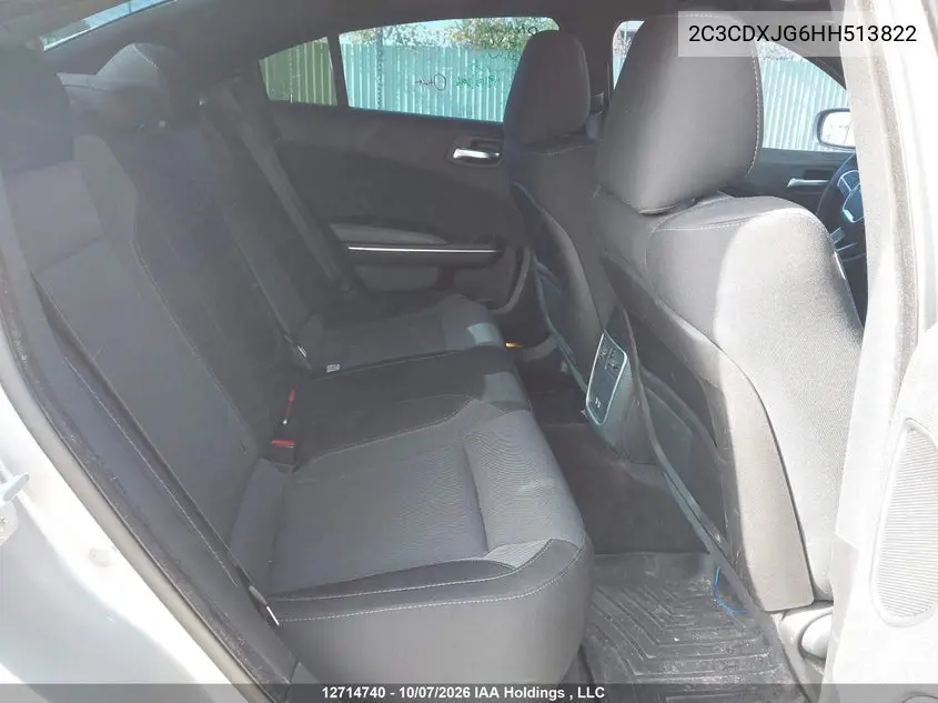 2017 DODGE CHARGER VIN 2C3CDXJG6HH513822 — фото 8