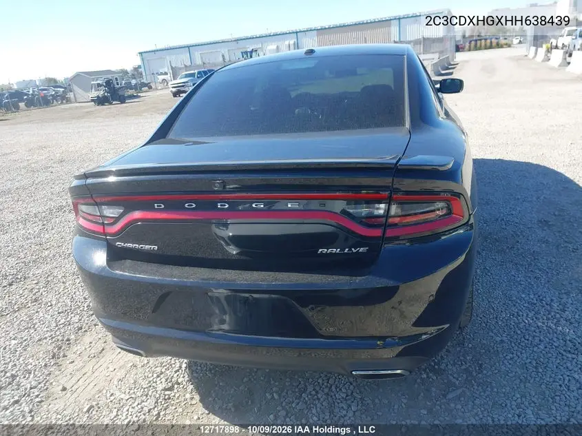 2017 DODGE CHARGER VIN 2C3CDXHGXHH638439 — фото 16