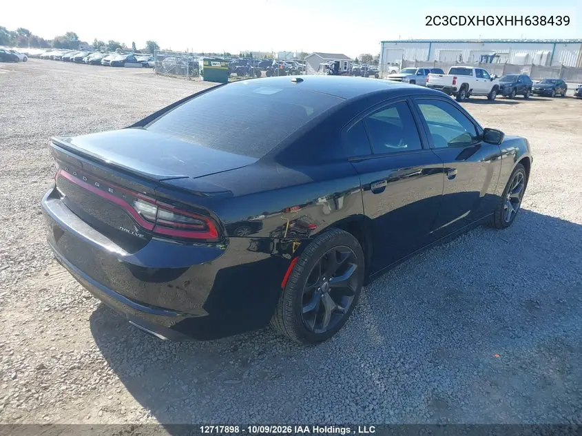 2017 DODGE CHARGER VIN 2C3CDXHGXHH638439 — фото 4
