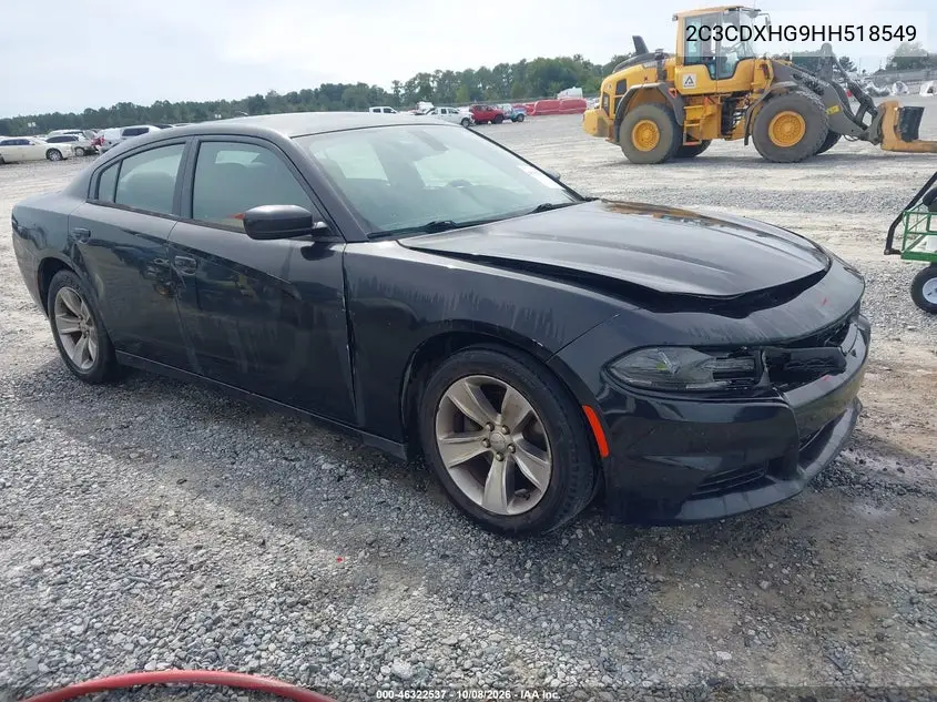 DODGE CHARGER 2017, VIN 2C3CDXHG9HH518549