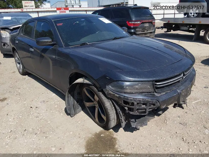 DODGE CHARGER 2017, VIN 2C3CDXBG2HH537517