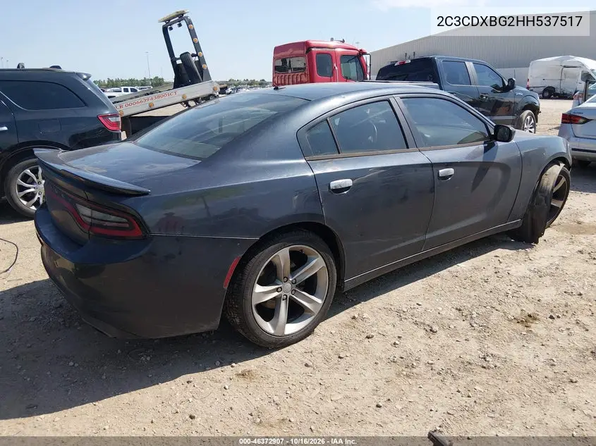 2017 DODGE CHARGER VIN 2C3CDXBG2HH537517 — фото 4