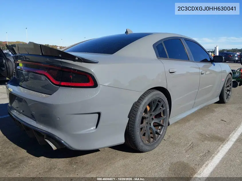 2017 DODGE CHARGER VIN 2C3CDXGJ0HH630041 — фото 4