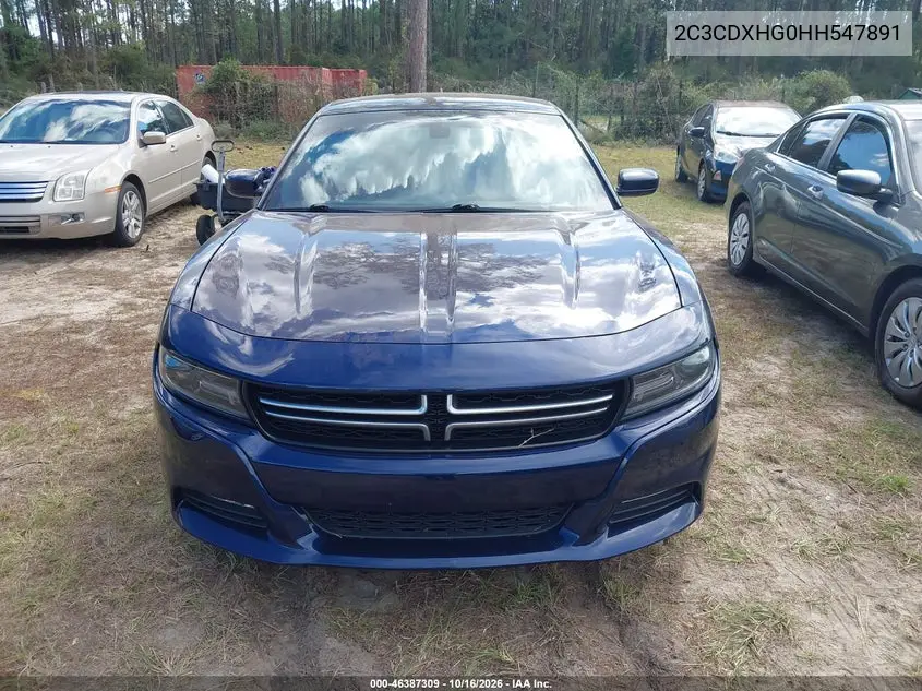2017 DODGE CHARGER VIN 2C3CDXHG0HH547891 — фото 12