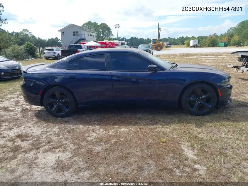 2017 DODGE CHARGER VIN 2C3CDXHG0HH547891 — фото 13