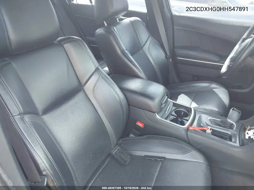 2017 DODGE CHARGER VIN 2C3CDXHG0HH547891 — фото 5