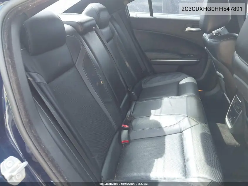 2017 DODGE CHARGER VIN 2C3CDXHG0HH547891 — фото 8