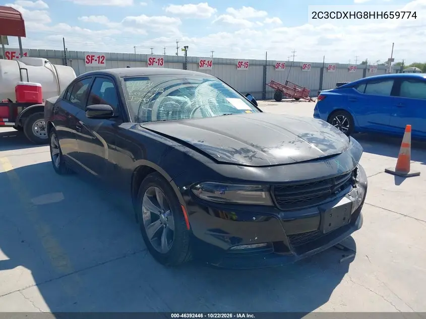 DODGE CHARGER 2017, VIN 2C3CDXHG8HH659774